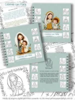 Arte pronta para imprimir Livro de Colorir: Colorindo com Maria - Imagem 4