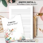 Kit envelope 2 por folha e carta ( Coleção Tema dos Folhetos ) - Imagem 5