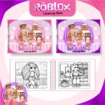 Livro de Colorir ROBLOX MENINA