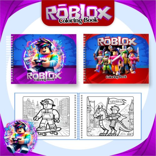Livro de Colorir ROBLOX MENINO