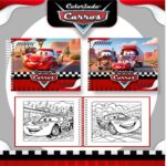 Livro de Colorir CARROS DISNEY