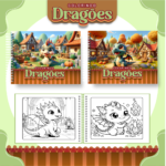 Livro de Colorir DRAGÕES