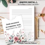 Kit envelope 2 por folha e carta ( Coleção Tema dos Folhetos ) - Imagem 4