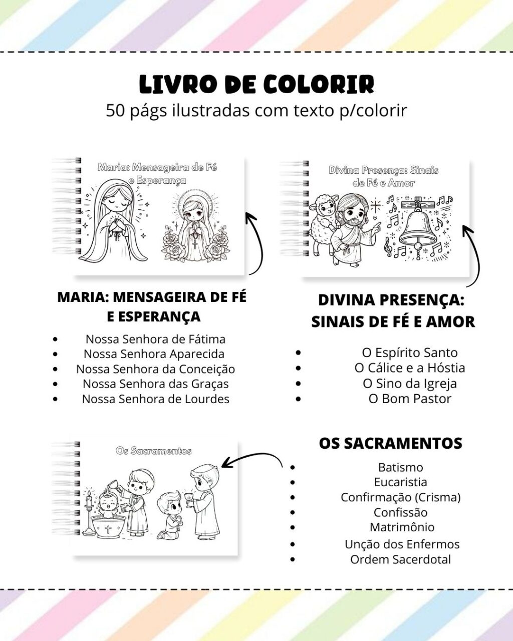 Livro de Colorir CATÓLICO - Imagem 4