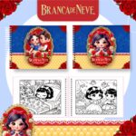 Livro de Colorir  BRANCA DE NEVE CUTE