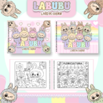 Livro de Colorir LABUBU MENINA