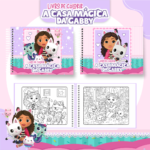 Livro de Colorir A CASA MÁGICA DA GABBY