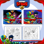 Livro de Colorir BRAWL STAR