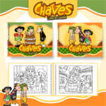 Livro de Colorir CHAVES