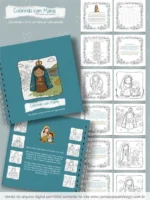 Arte pronta para imprimir Livro de Colorir: Colorindo com Maria - Imagem 10