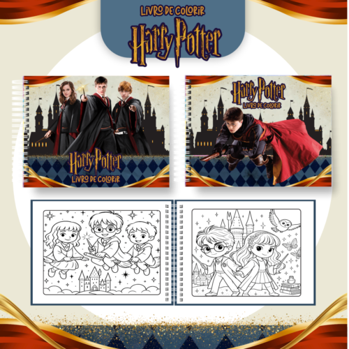 Livro de Colorir HARRY POTTER 2