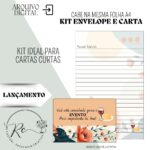 Kit Digital Envelope + Carta para a celebração ( Coleção Floral) - Imagem 2