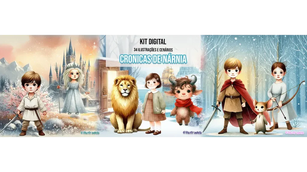 Kit Digital Crônicas de Nárnia - Imagem 1