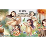 Kit Digital Pocahontas Baby