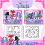 Livro de Colorir TROLLS