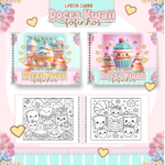 Livro de Colorir DOCES KAWAII FOFINHOS
