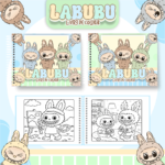 Livro de Colorir LABUBU MENINO