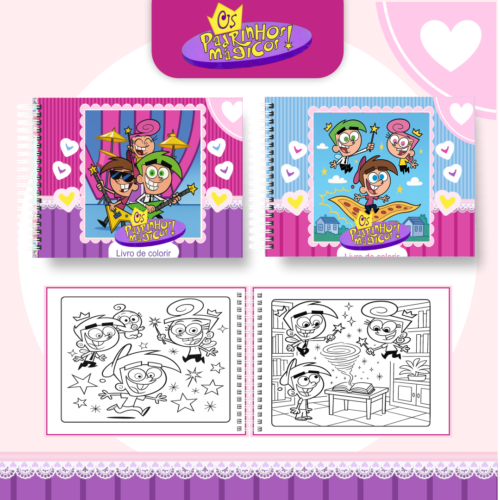 Livro de Colorir PADRINHOS MÁGICOS