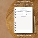 KIT DIGITAL AGENDA DO SERVO – MODELO ALFABETO – AZUL - Imagem 9