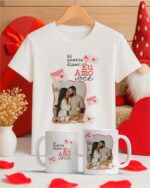 Pacote de Artes Caneca Camisa Azulejo Namorados V5 COM FOTO - Imagem 8
