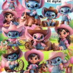Kit Digital Lilo & Stitch Country