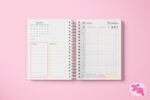 Miolo Rosa Agenda 2026 Visão Semanal - Arquivo Digital