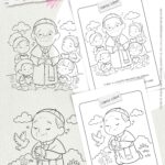 Kit digital Papa Francisco PNG PARA COLORIR
