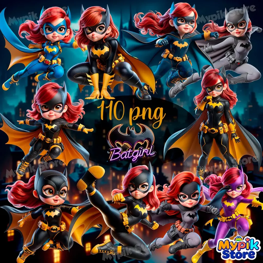 Kit digital BatGirl - Imagem 1