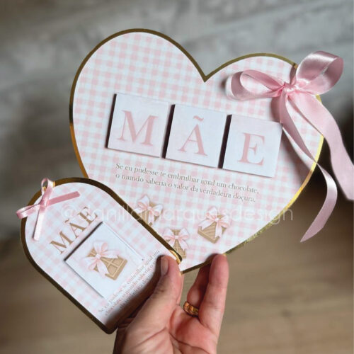 CARTÕES PARA TABLETE DE CHOCOLATE – DIA DAS MÃES