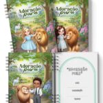Arquivo kit Caderno Infantil Congresso Adoração Pura Menino Menina