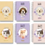 Combo Digital Cadernetas Pets Cachorro e Gato com 6 capas