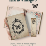 Diário Vintage 3 Wire-o/espiral