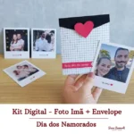 Dia dos Namorados - Envelope com Imã