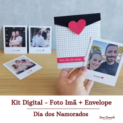Dia dos Namorados - Envelope com Imã