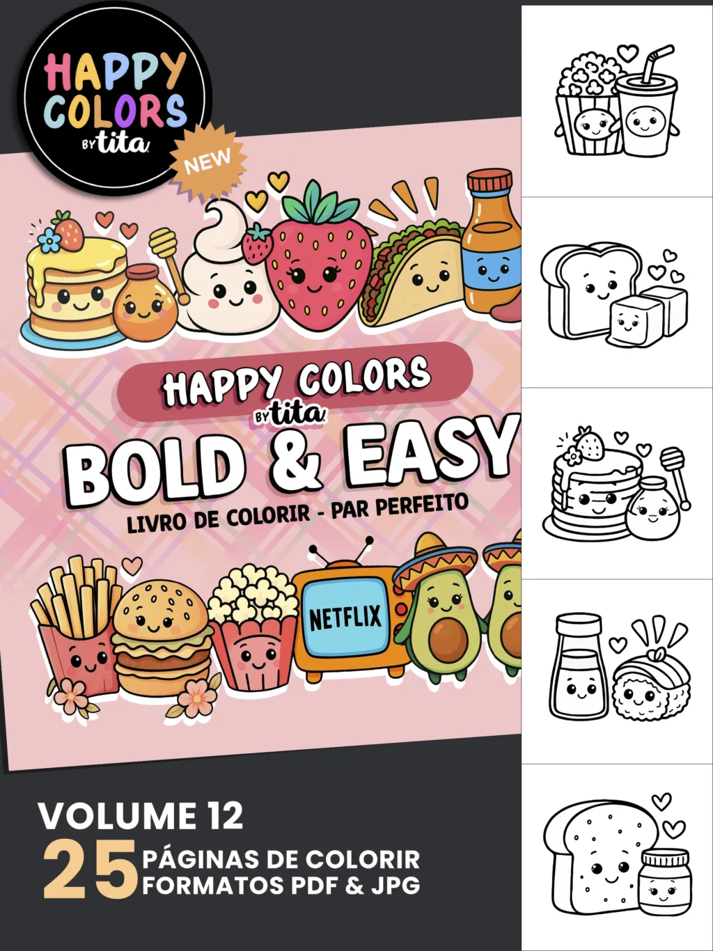 Happy Colors - Volume 12 - Par Perfeito - Bold & Easy - Imagem 1