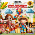 Kit Digital Junina 2025 Feltro