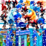 Kit Digital Sonic 3 Imagens PNG