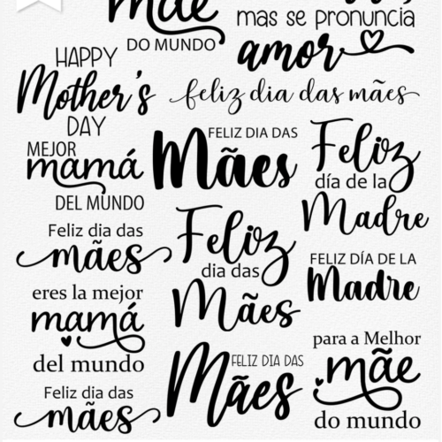 Kit Digital Letreiros Feliz dia das Mães