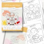 Arte pronta para imprimir: Livrinho Colorindo com o Papa Francisco