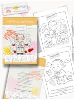 Arte pronta para imprimir: Livrinho Colorindo com o Papa Francisco