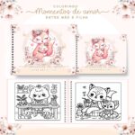 Livro de Colorir MOMENTOS DE AMOR MENINA - RAPOSINHA
