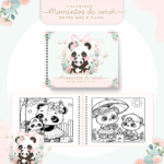 Livro de Colorir MOMENTOS DE AMOR MENINO - PANDA
