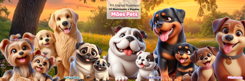 Kit Digital Mães Pets - Imagem 1