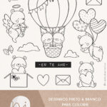 Eu te Amo | Para colorir