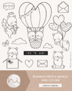 Eu te Amo | Para colorir
