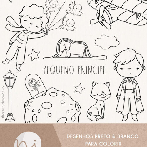 Pequeno Príncipe | Para colorir