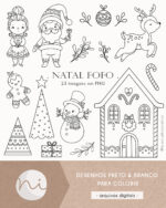 Natal Fofo | Para colorir