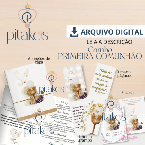 COMBO PRIMEIRA COMUNHÃO