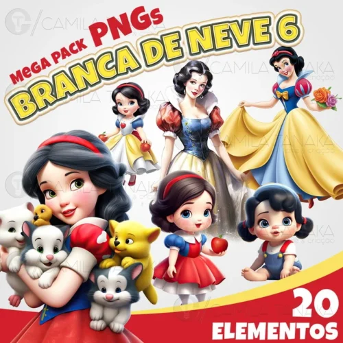 Kit Digital Branca de Neve 6