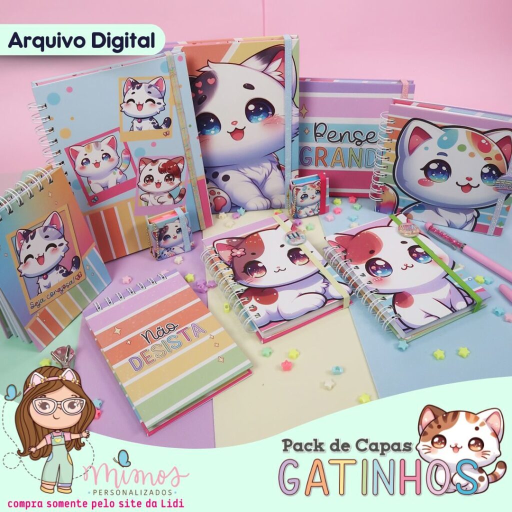 Pack de Capas – GATINHOS - Imagem 1